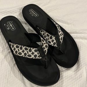 Very comfortable coach sandals